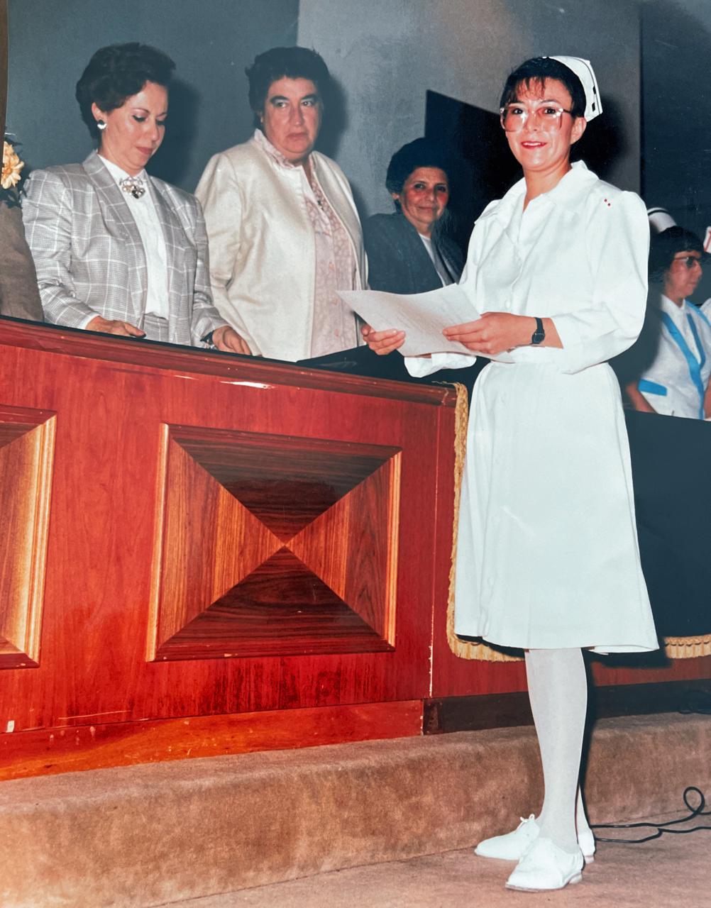 Patricia Moreno durante su desarrollo profesional